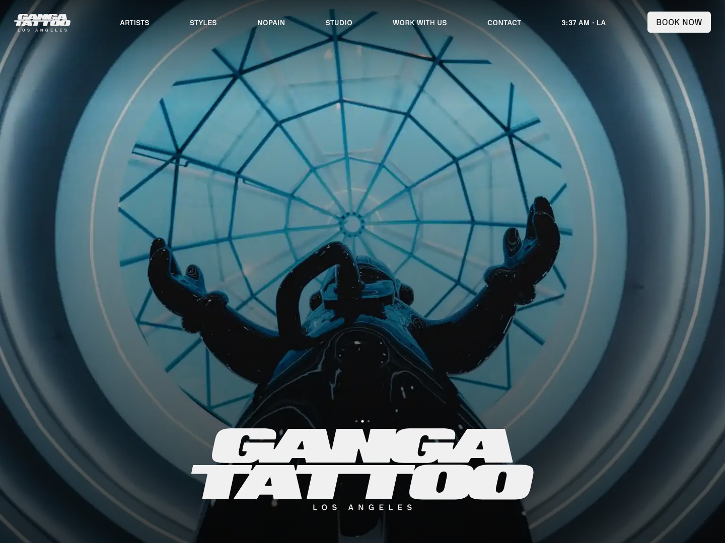 Ganga Tattoo Los Angeles homepage